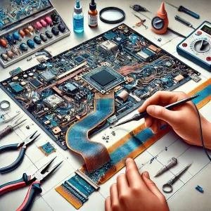 Reparasi Jalur Flex Layar yang Retak