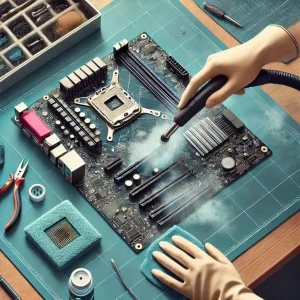 Teknik Membersihkan Motherboard dengan Alat Uap