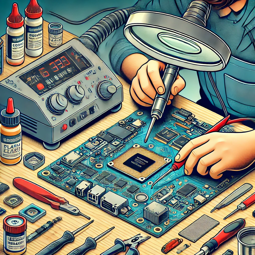 Teknik Mengganti IC Flash pada Motherboard